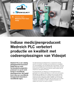Case-study; Medreich PLC gebruikt de Wolke m600 advanced TIJ-printers